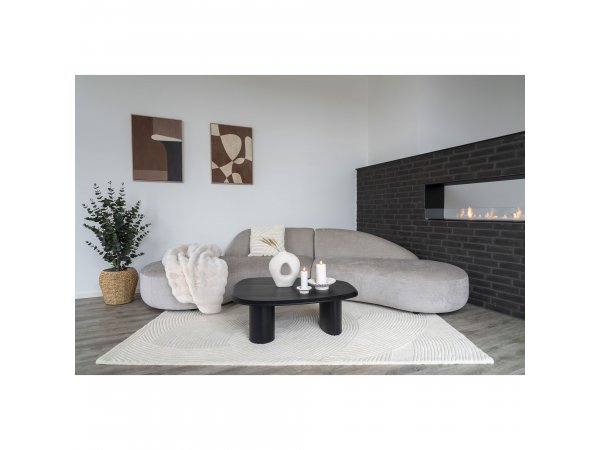 Koberec Pune, ručně tkaný, slonovinový, 160×230 cm – House Nordic