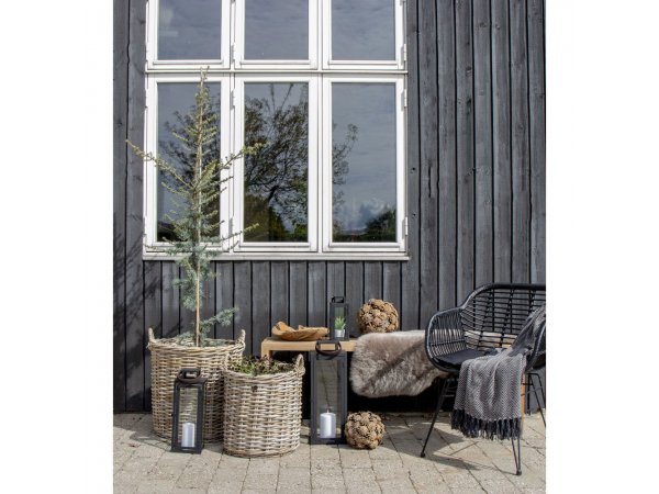 Indo koše, přírodní kubu ratan, sada 2 ks – House Nordic