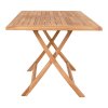 Zahradní stůl Oviedo, teak, 120×80 cm – House Nordic