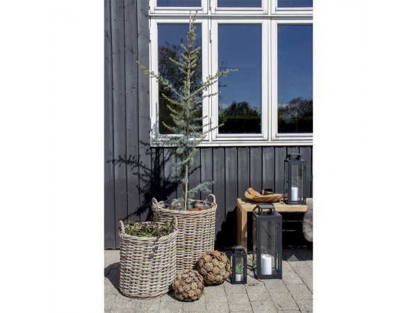 Indo koše, přírodní kubu ratan, sada 2 ks – House Nordic