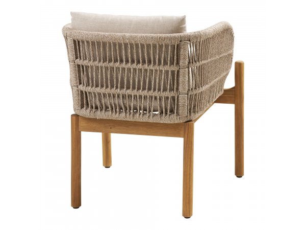 Zahradní křeslo Terracina, akáciové dřevo, béžová – House Nordic