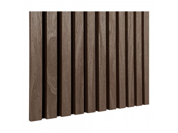 2 kusy Akustický panel, dýha ořech, 240×60×2,2 cm – House Nordic