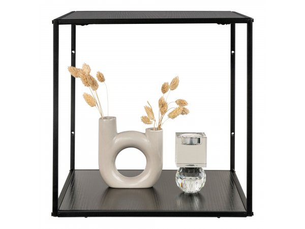 Nástěnná police Vita, černá – House Nordic