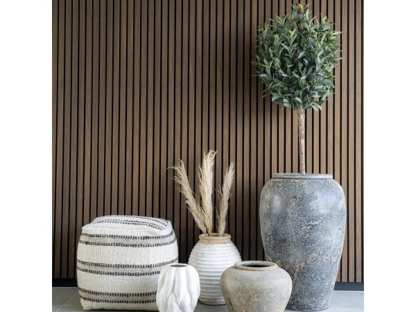 Capelo dekorativní váza, terakota/šedá