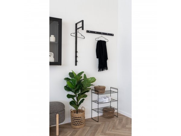 Botník Swansea, černá, 49,5×25×60 cm – House Nordic