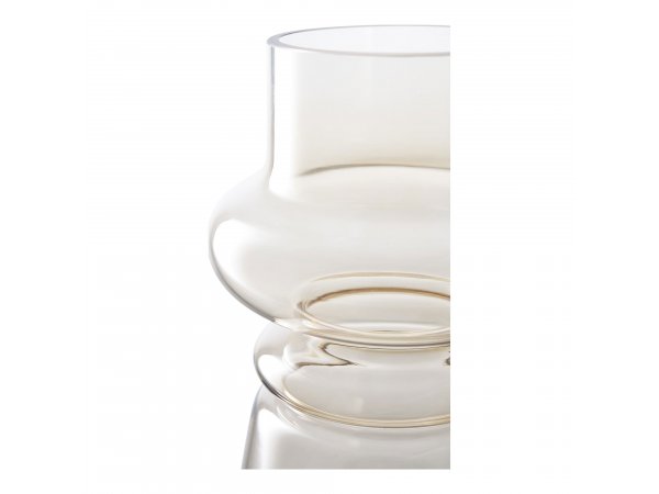 Váza skleněná, kouřově hnědá, Ø15×31 cm -House Nordic