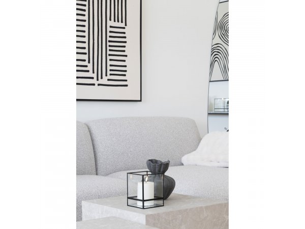 Váza, keramická, černá, Ø17,2×19,4 cm – House Nordic