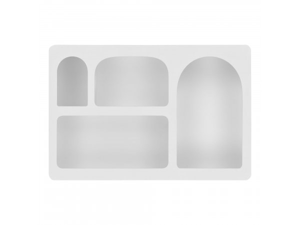 Bryne nástěnná polička, bílá, 60×13×40 cm – House Nordic