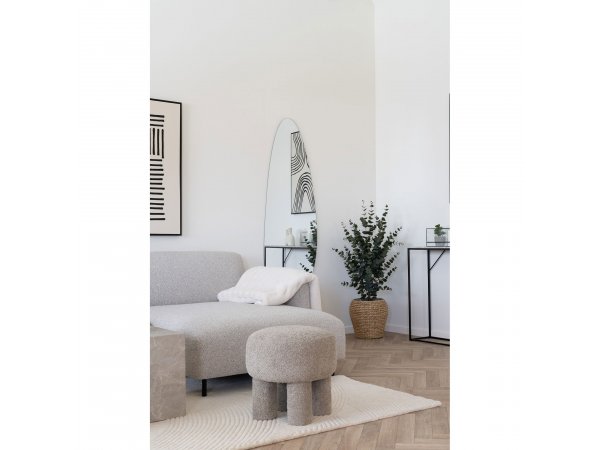 Koberec Pune, ručně tkaný, slonovinový, 160×230 cm – House Nordic