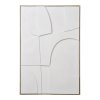 Obraz Madeline Relief No.2, bílý, 60×90 cm – House Nordic