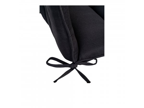 Podsedák Cleveland, černý, 45×51,5×5 cm – House Nordic