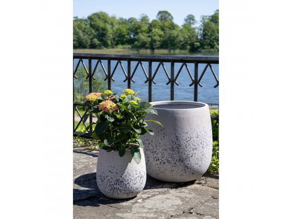 Sada květináčů Sutton, šedé, Ø 30/50 cm – House Nordic