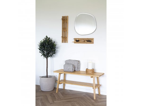 Věšák Ember, nástěnný, bambus, 60×14×3,5 cm – House Nordic