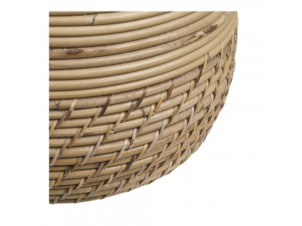 Sada úložných košů Moro, přírodní kubu ratan, 29×35 cm / 39×35 cm – House Nordic