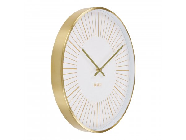 Nástěnné hodiny Takamaka, zlaté, Ø40 cm – House Nordic