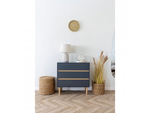 Nástěnné hodiny Rosolini, okrové, Ø30×4 cm – House Nordic