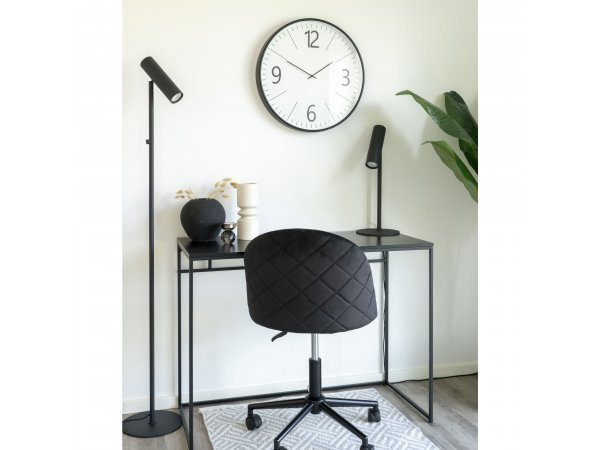 Nástěnné hodiny Biel, černobílé, Ø51 cm – House Nordic