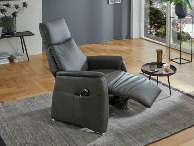 Kožené polohovací křeslo HOLLY COMFORT RELAXX