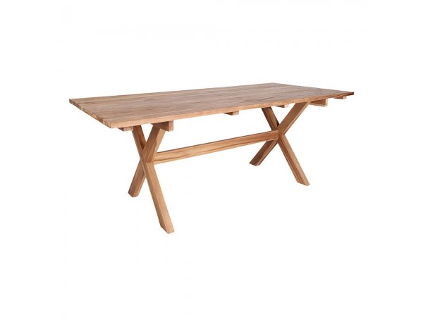 Zahradní stůl Murcia, teak, přírodní, 200×90×75 cm – House Nordic