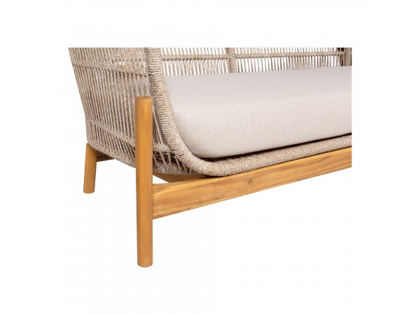 Zahradní pohovka Terracina, akáciové dřevo, béžová, 175×78,5×72 cm – House Nordic