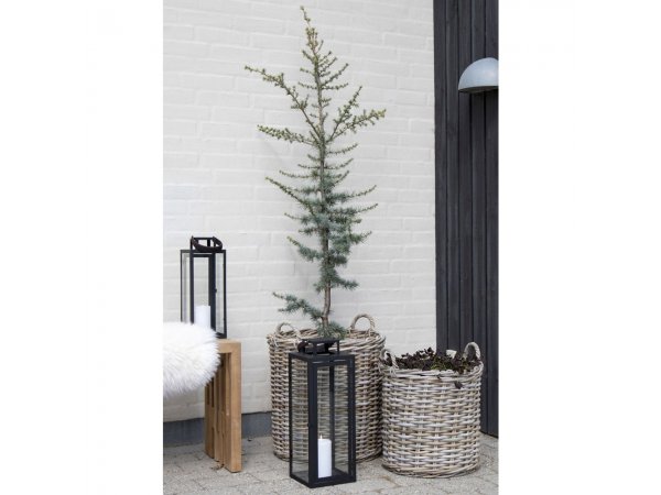 Indo koše, přírodní kubu ratan, sada 2 ks – House Nordic