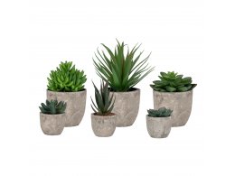 Umělá kytice Spello, zelená, 62×42×105 cm – House Nordic