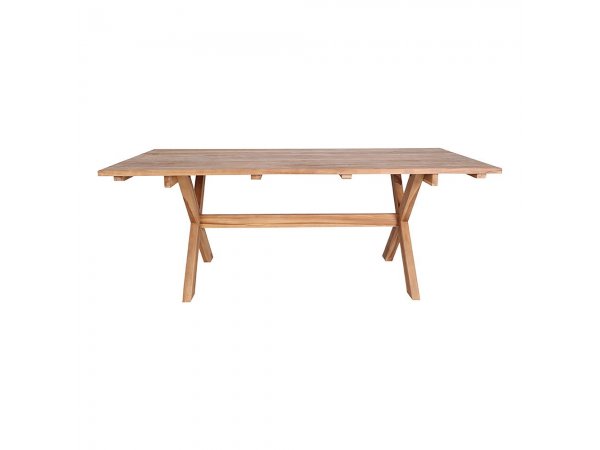Zahradní stůl Murcia, teak, přírodní, 200×90×75 cm – House Nordic