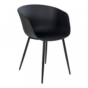 Zahradní židle Roda, černá, 53×54,5×79 cm – House Nordic