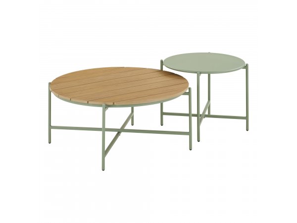 Zahradní sedací souprava Novella, šedá/zelená, včetně polštářů – House Nordic