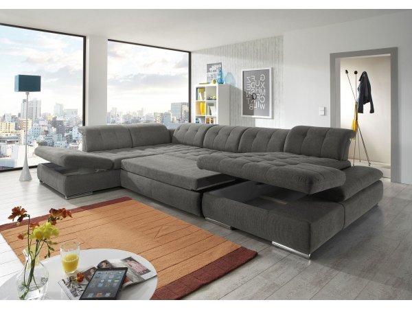 Rohová sedací souprava do tvaru U SANTA LUCIA 3