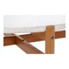 Zahradní stolek Terracina, akáciové dřevo a teraco, přírodní/bílý, Ø84,5×38,5 cm – House Nordic