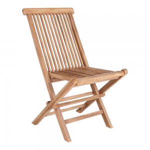 Zahradní židle Toledo, skládací, teak, 46×62×89 cm – House Nordic