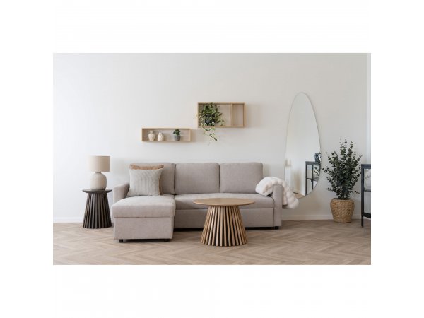 Nástěnná police Ember, bambus, přírodní, 70×15×35,5 cm – House Nordic