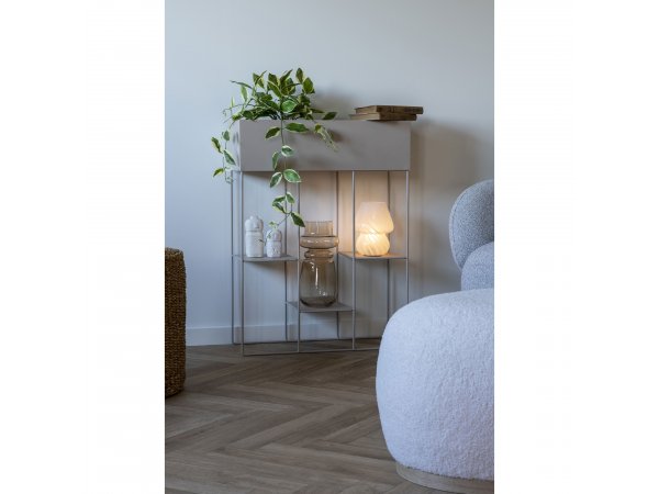 Váza skleněná, kouřově hnědá, Ø15×31 cm -House Nordic