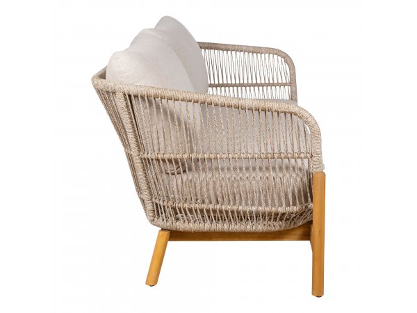 Zahradní pohovka Terracina, akáciové dřevo, béžová, 175×78,5×72 cm – House Nordic