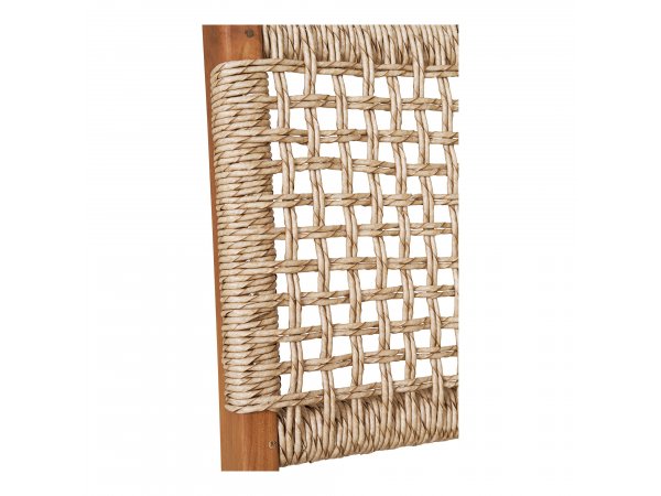 Zahradní jídelní židle Derby bez područek, teak/polyratan, přírodní – House Nordic