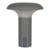 Stolní LED lampa Ramsey, šedá/matná, Ø17×21 cm – House Nordic