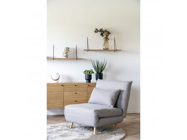 Váza skleněná, kouřově hnědá, Ø15×31 cm -House Nordic