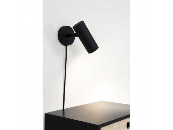 Nástěnná lampa Paris, černá - House Nordic