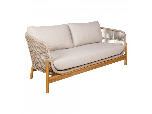 Zahradní pohovka Terracina, akáciové dřevo, béžová, 175×78,5×72 cm – House Nordic