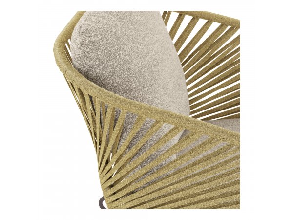 Zahradní sedací souprava Novella, béžová/písková, včetně polštářů – House Nordic