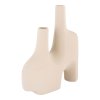 Váza keramická, písková, 23,5×8×27 cm – House Nordic