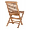 VÝPRODEJ: Dětská zahradní židle Toledo, skládací, teak, 42×31×58 cm 2 kusy – House Nordic