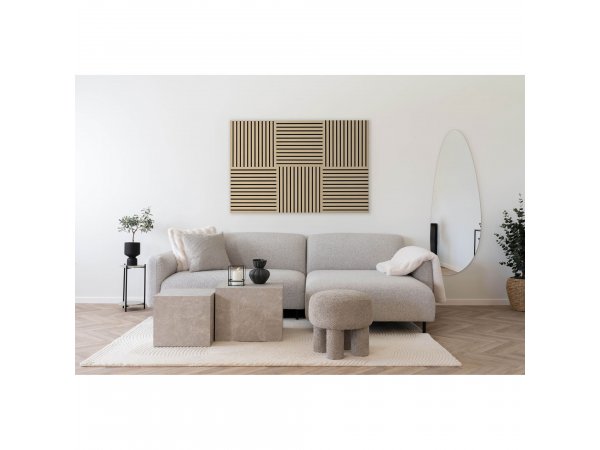 Akustický panel, přírodní dub, 52×52×2,2 cm – House Nordic