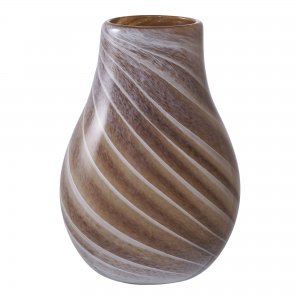 Váza Beja, skleněná, hnědá, Ø16×23 cm – House Nordic