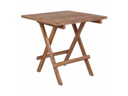 Odkládací stolek Bilbao, teakové dřevo, přírodní, 50×50×50 cm – House Nordic