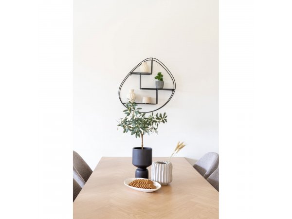 Květináč keramika, šedý, Ø15×15 cm – House Nordic