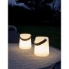Stolní LED lampa Bristol s popruhem, bílá, 17×17×21 cm – House Nordic