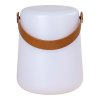 Stolní LED lampa Bristol s popruhem, bílá, 17×17×21 cm – House Nordic
