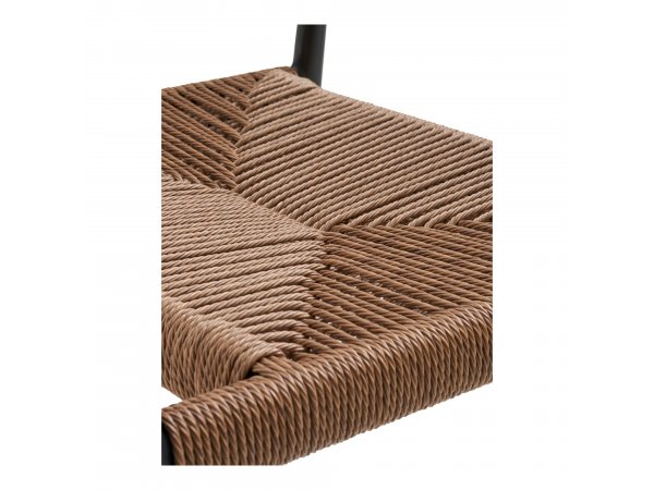 Zahradní židle Canari, přírodní ratan, černý rám – House Nordic